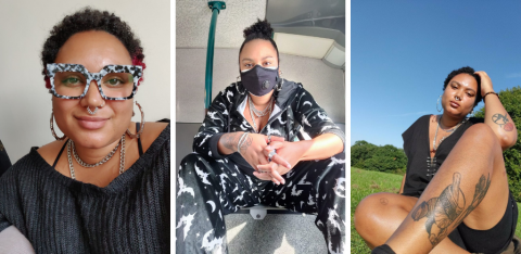 Three images of Eshe